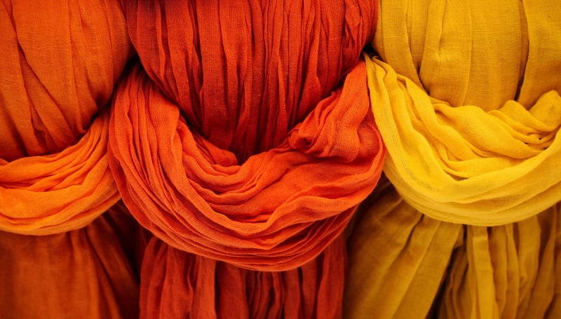 Natural dyeing fabric